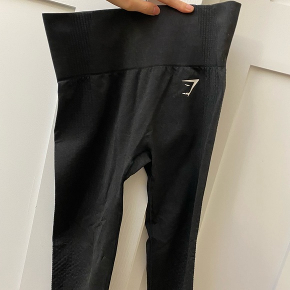 Vital Seamless 2.0 Leggings Black Mark Gymshark - Picture 2 of 3